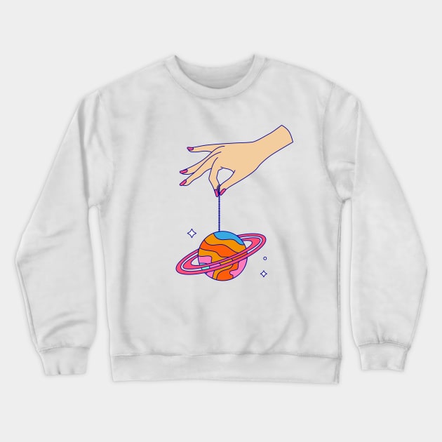 Saturn Crewneck Sweatshirt by Expanse Collective